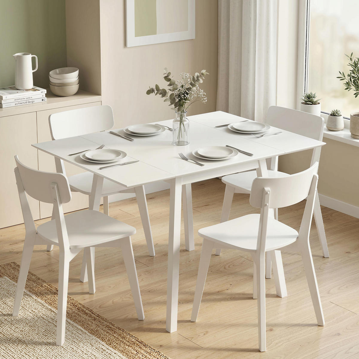 ESSTISCH Weiß 1 Stück - Weiß, Kunststoff (110/86/75cm) - GiPP