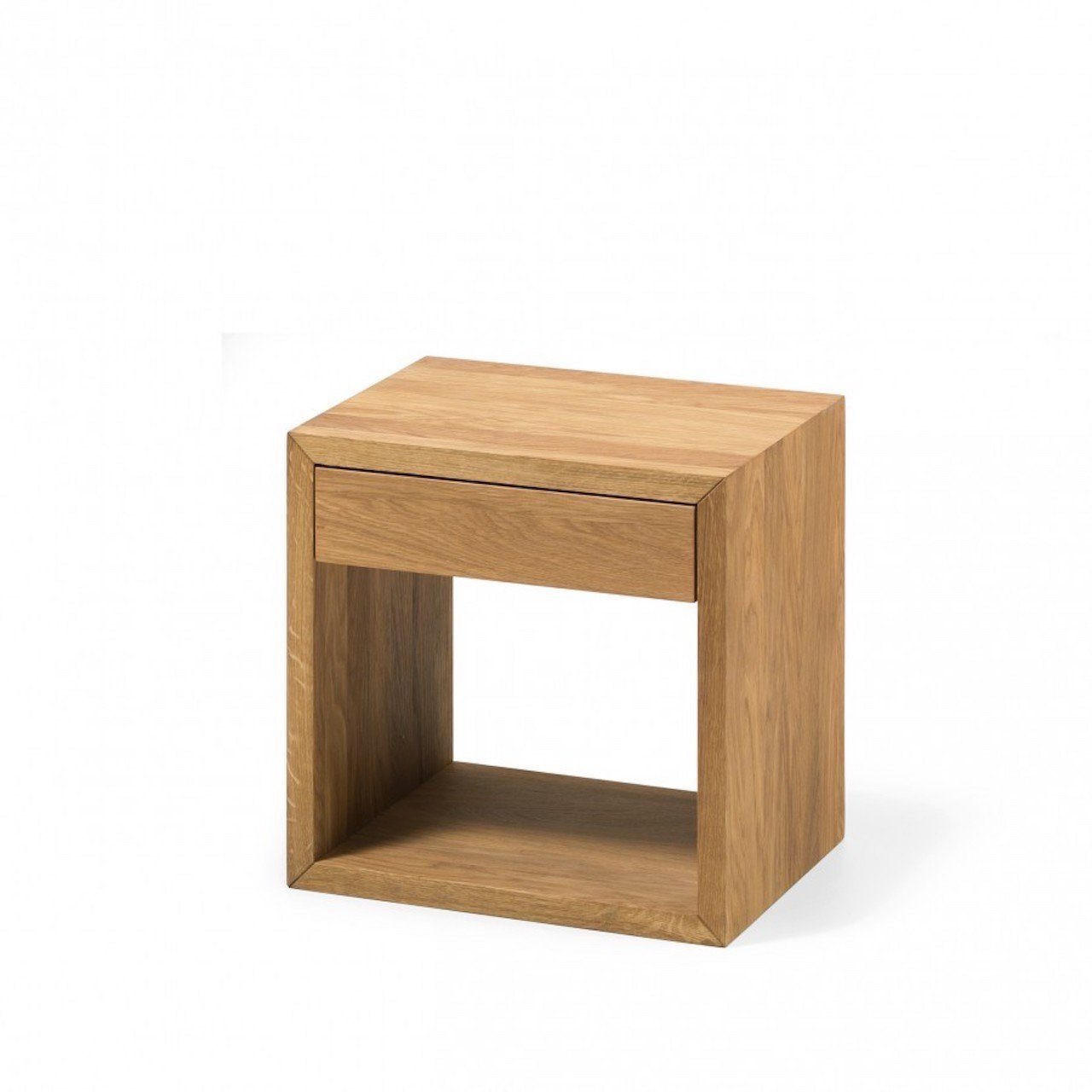 NACHTTISCH Hugo, Eiche, 30/39/39 cm - Eichefarben, Holz (39/39/30cm) - WOODEK