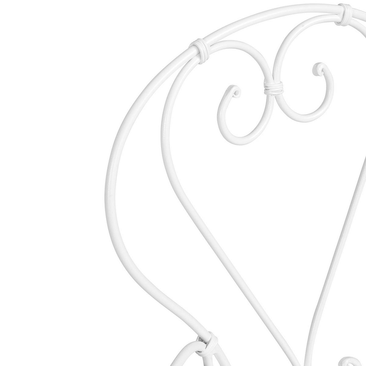 GARTENSTUHL Century - Weiß, Metall (53/91/49cm) - BUTLERS