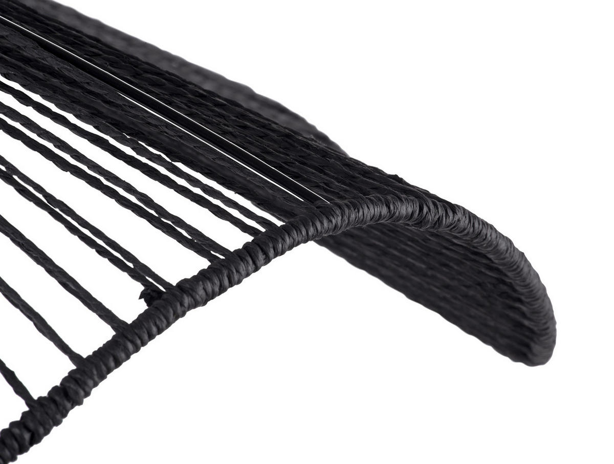 HANGELAMPE Sombra 62/62/19 cm - Schwarz, Naturmaterialien (62/62/19cm) - Leitmotiv