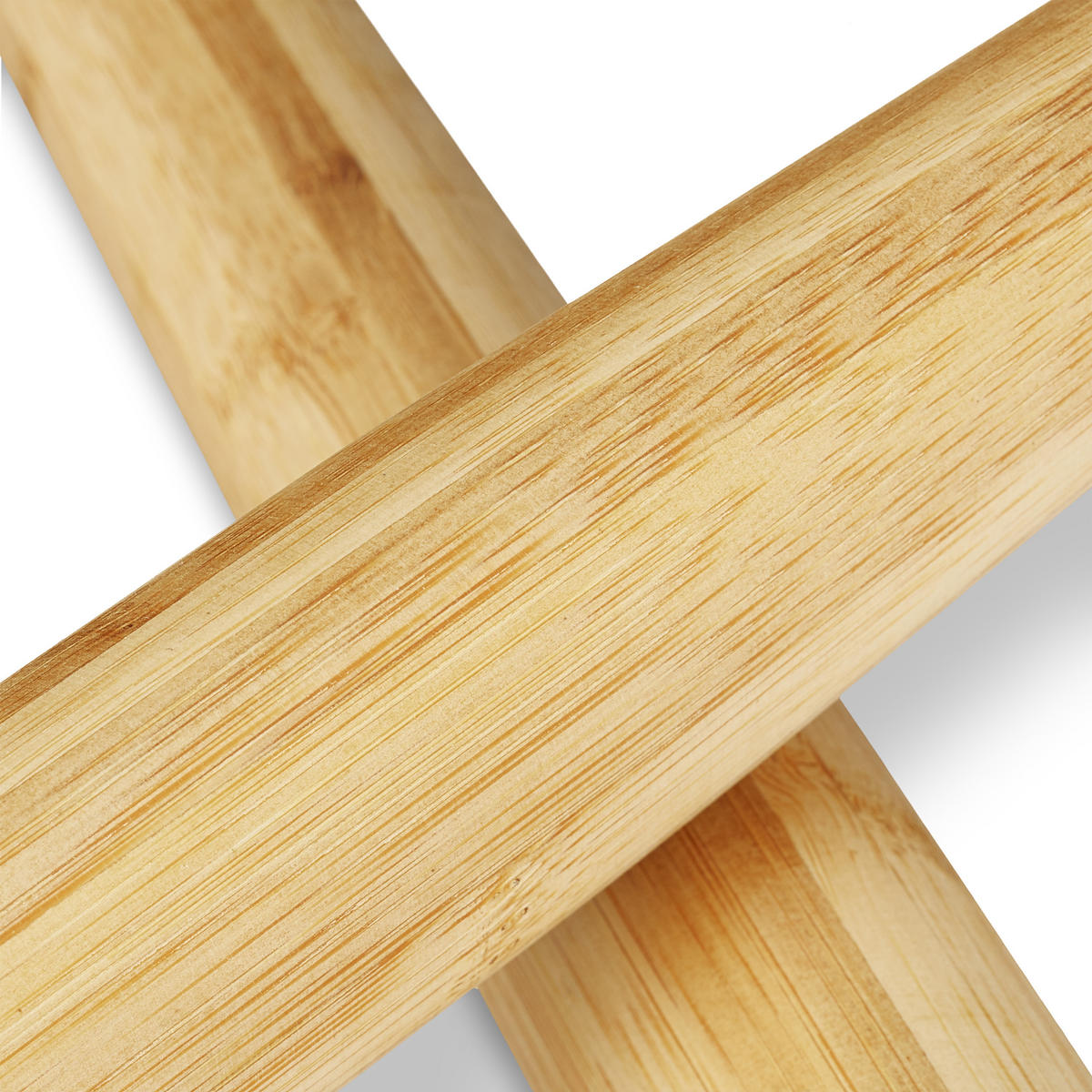 TEIGROLLER - Hellbraun, Holz (3.5cm) - Relaxdays