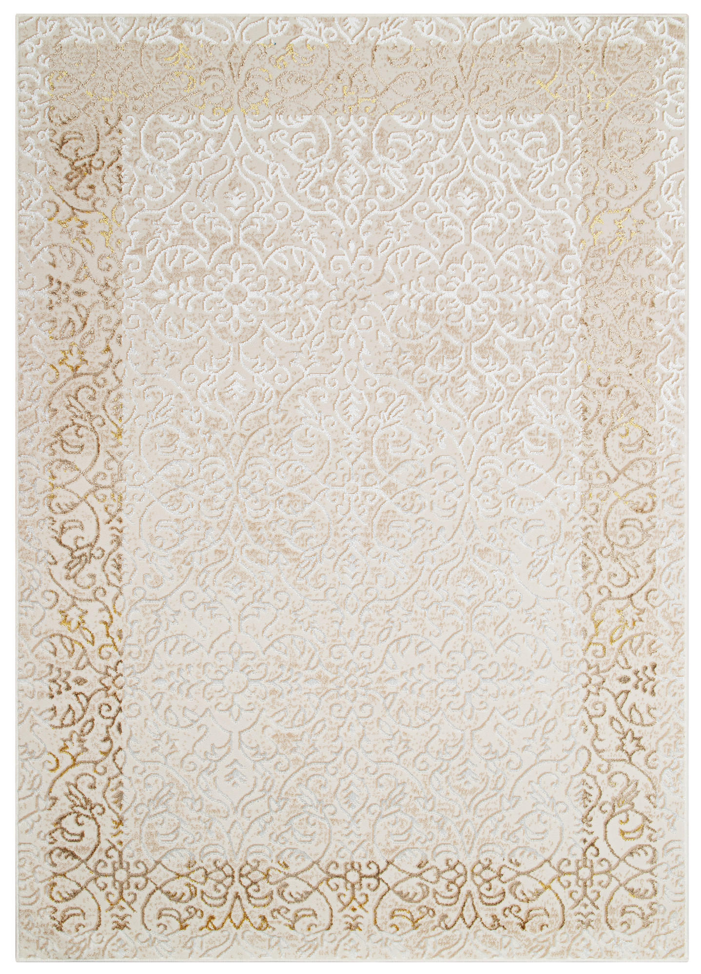 Tapiso Teppich Creme 140x200 cm