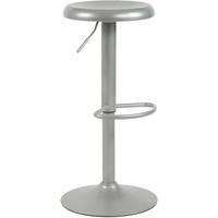 BARHOCKER Metall Silber - Silberfarben, Metall (38.5/58/38.5cm) - CLP