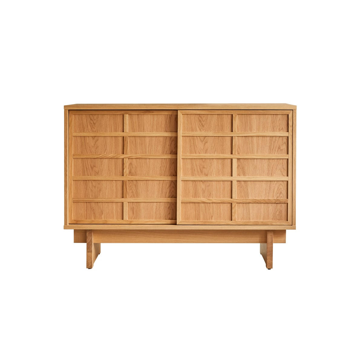 BADEZIMMERMÖBEL Miu Natur aus Eiche - Naturfarben, Holz (115/82/48cm) - Tikamoon