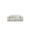 GARTENSOFA Gartenmöbel MALIBU 2 Sitzer Stoff Odyssey Creme - Creme, Holz (186/73/88cm) - Kaiser Möbel