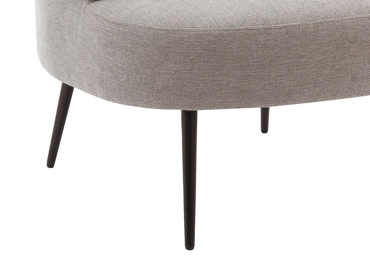 SESSEL - Stoff - Grau - CAMEDO - Grau, Textil (80/73/74cm) - Vente-Unique