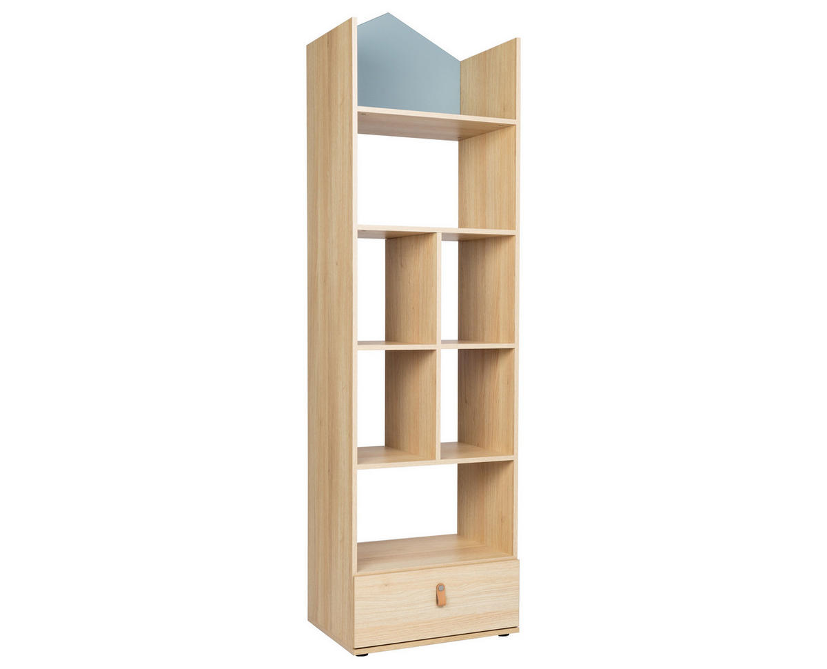BABYZIMMER Mega-Set Roofy 6-tlg. 1-türig - Salbeigrün/Eichefarben, Leder/Holz (1/1/1cm) - arthur berndt