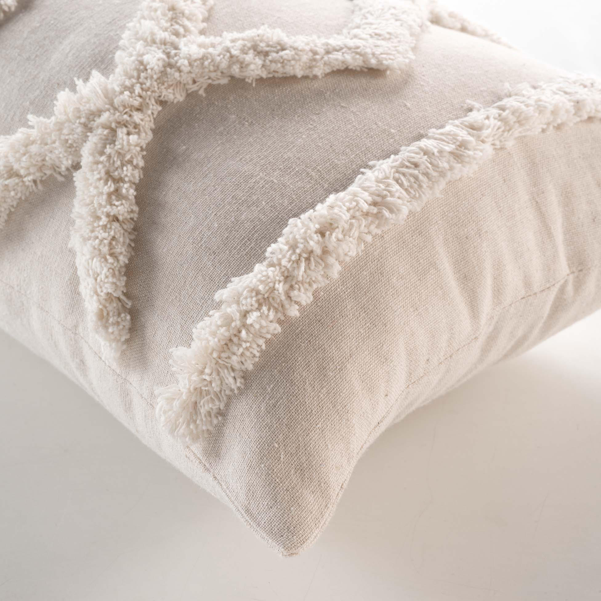 ZIERKISSEN Safira 30/50 cm - Creme, Textil (30/50cm) - Douceur d´intérieur