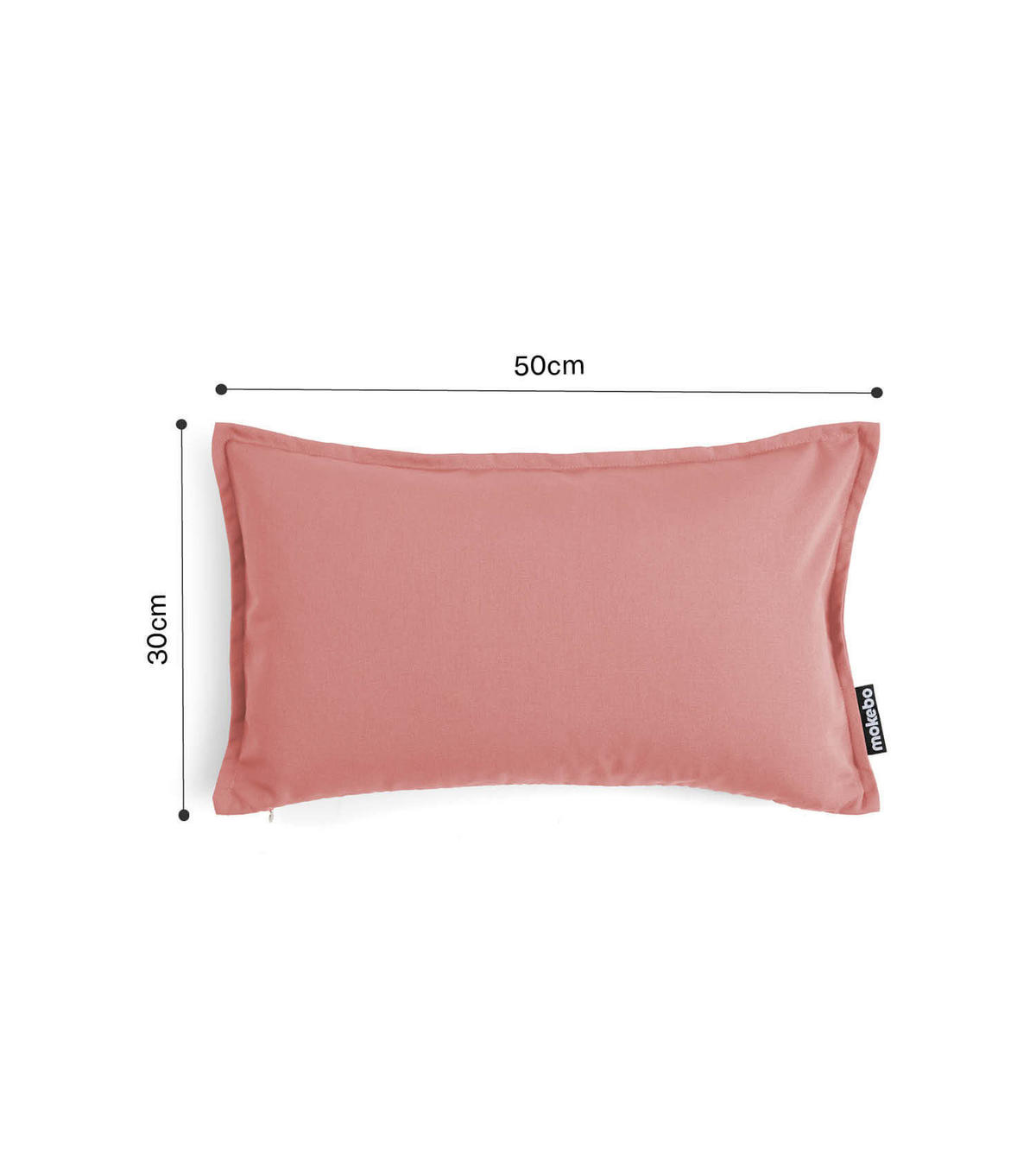 OUTDOORKISSEN Das Ruhepolster - Pink, Textil (50/6cm) - Mokebo