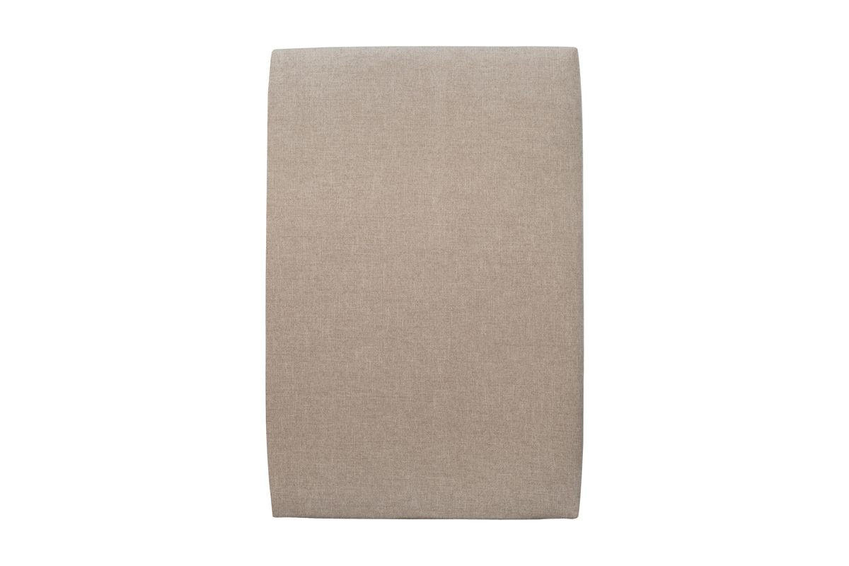 KOPFTEIL gepolstertes – Beigebrauner Stoff - 90 cm - Beige/Braun, Karton/Holz (90/120/10cm) - Sommeil de Plomb
