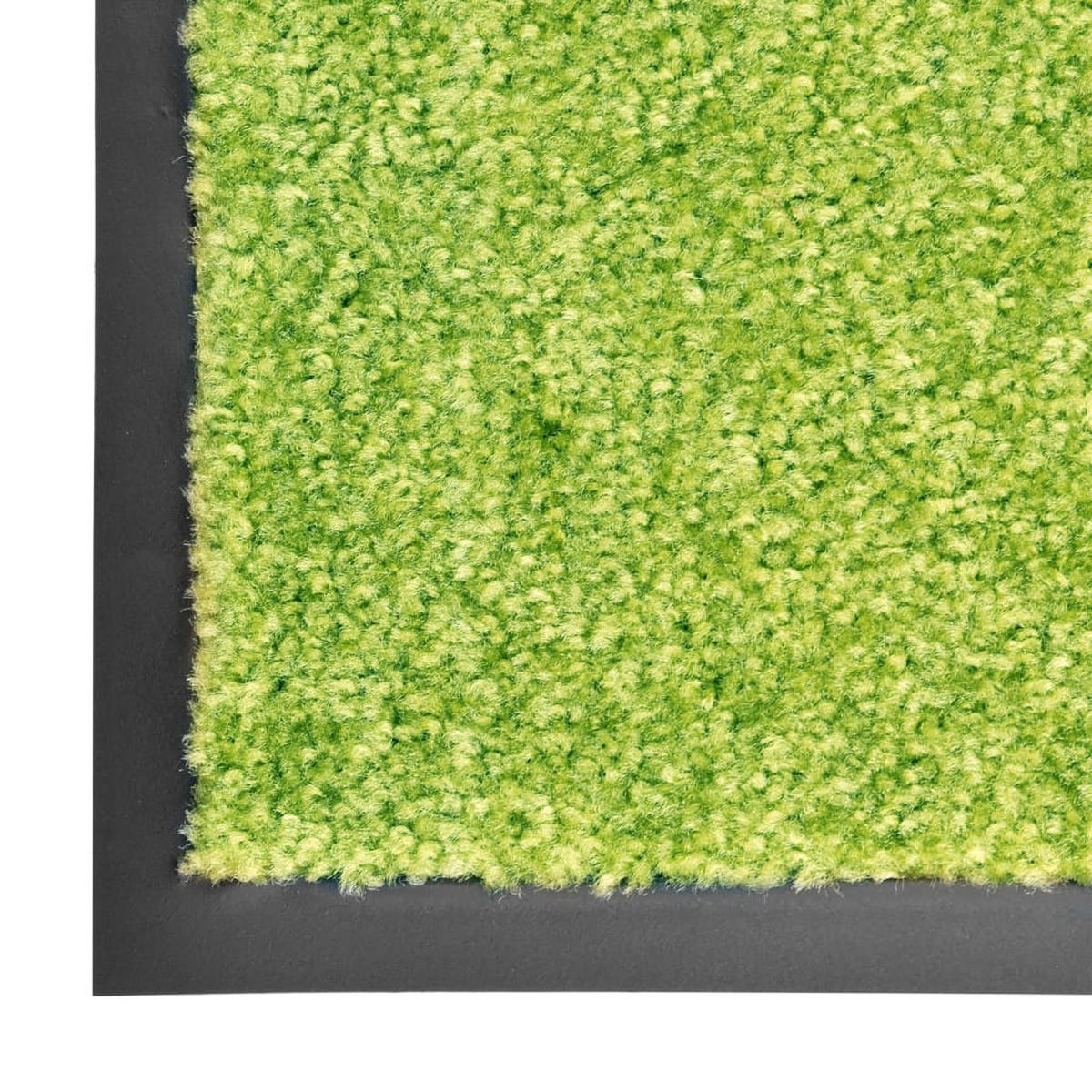 FUSSMATTE Waschbar Grün 60/180 Cm - Grün, Textil (60/180cm) - vidaXL