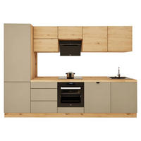 KÜCHENZEILE 300 cm - Langen KL29-M300 - in Beige/Artisan Eiche - Beige/Eiche Artisan, Holz (300/212/58cm)