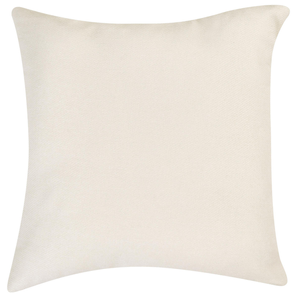CHAISELONGUE cremeweiß rechtsseitig Riom - Schwarz/Weiß, Textil (156/75/77cm) - Beliani