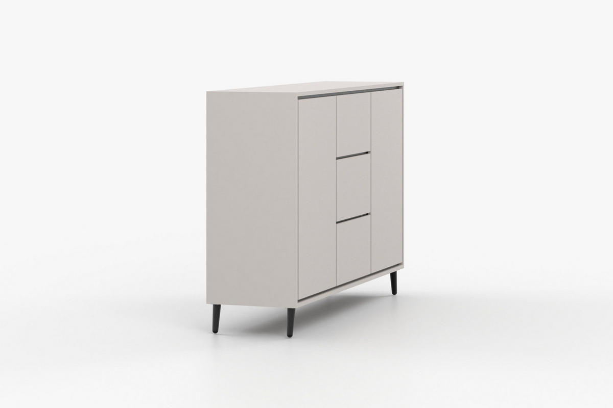 KOMMODE FRESSO 2D3S 150/100/40 cm in Kaschmir - Kaschmir, Holzwerkstoff (150/100/40cm) - Deine Möbel 24