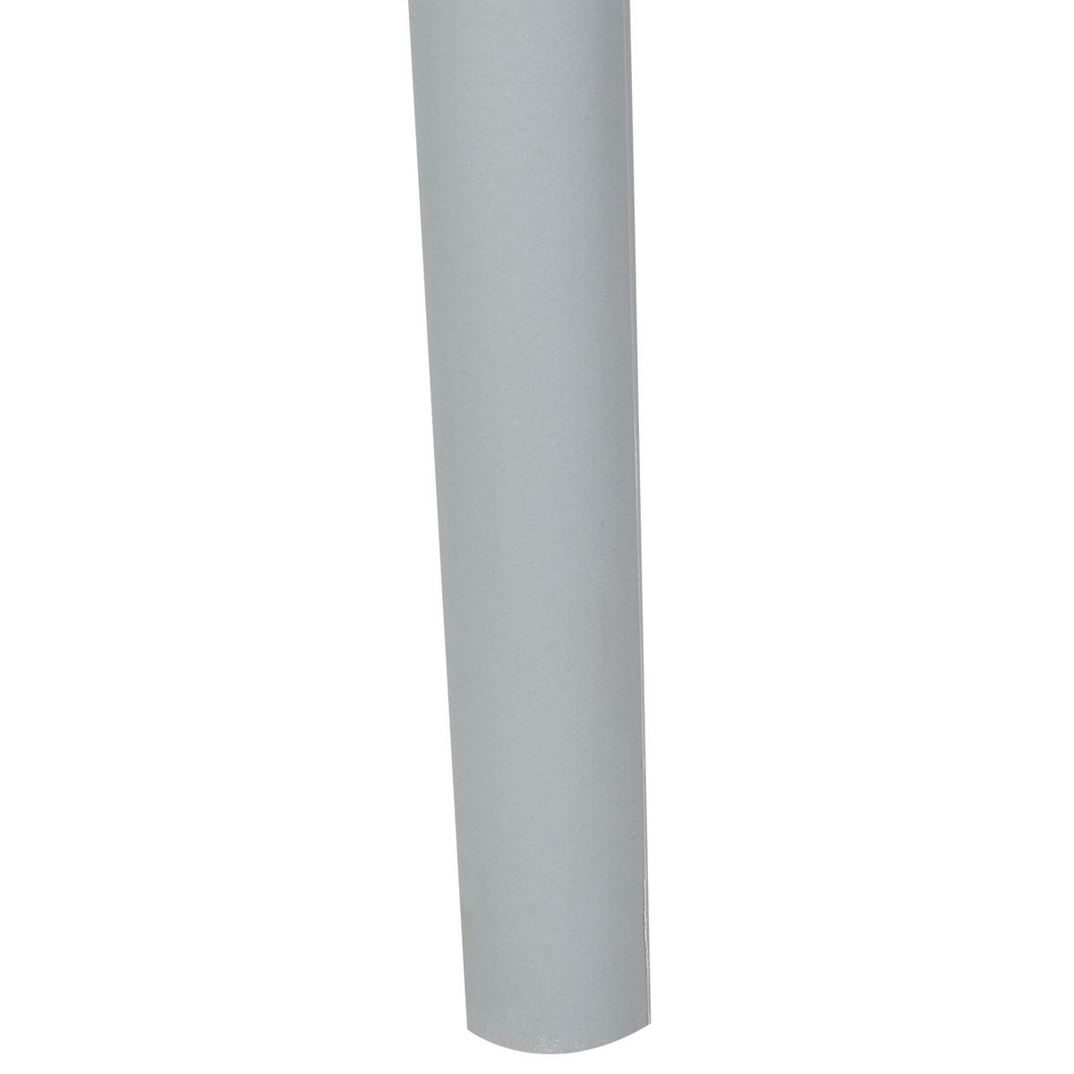 GARTENSTUHL 8er-Set Kunststoff weiß/grau Spezia - Weiß/Grau, Kunststoff (42/89/49cm) - Beliani