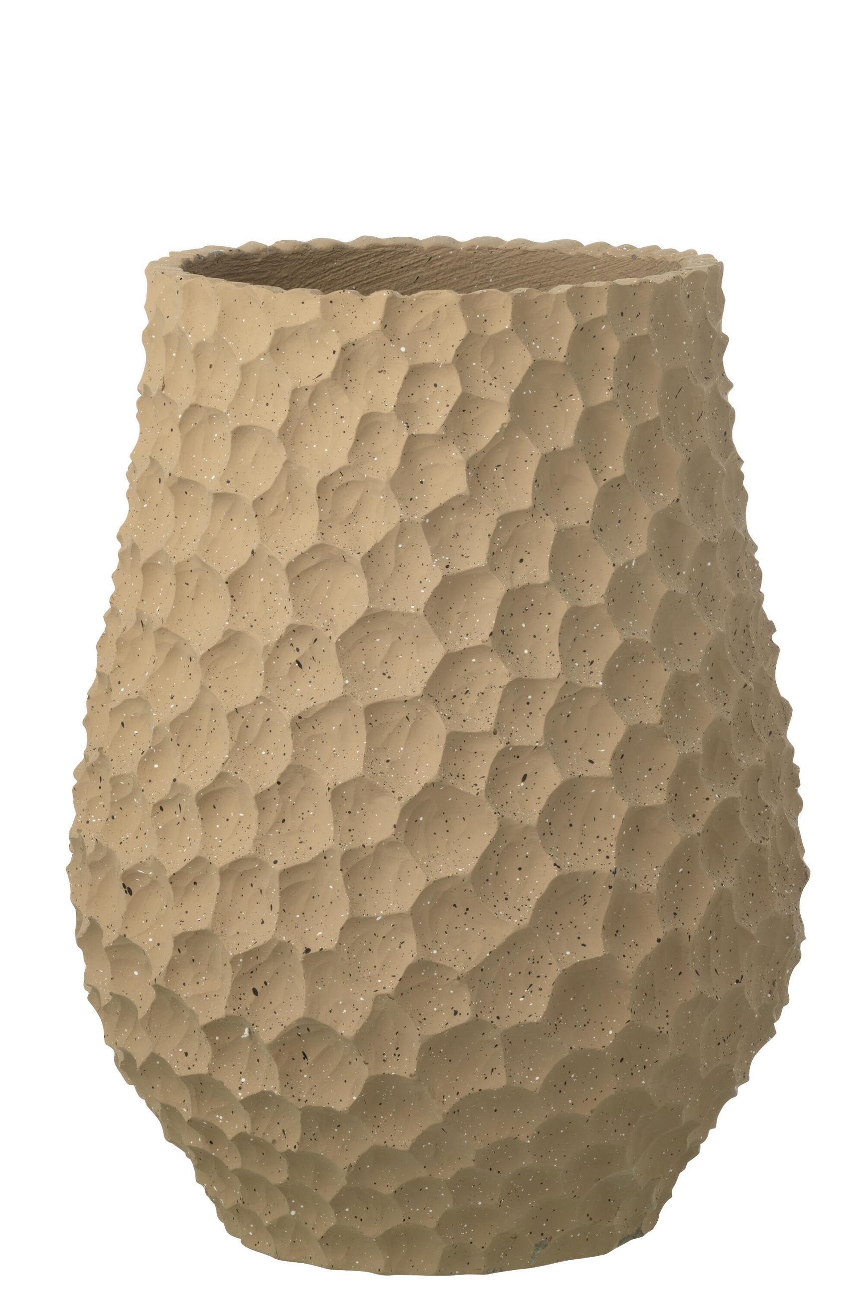 BLUMENTOPF KERBEN + AUßENBEREICH SAND Beige - Beige, Stein (36.5/48cm) - J-Line