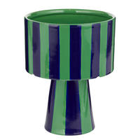 BLUMENTOPF Lines - Blau, Keramik (20cm) - Butlers