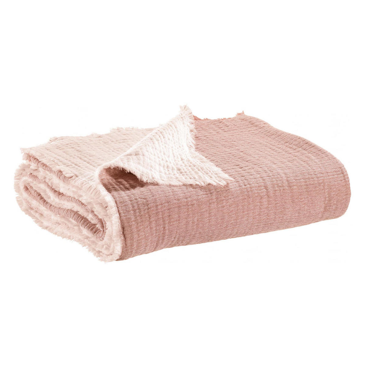 ÜBERWURF Emilio terrakotta 240 x 260 cm - Terracotta, Textil (240/260cm) - Vivaraise