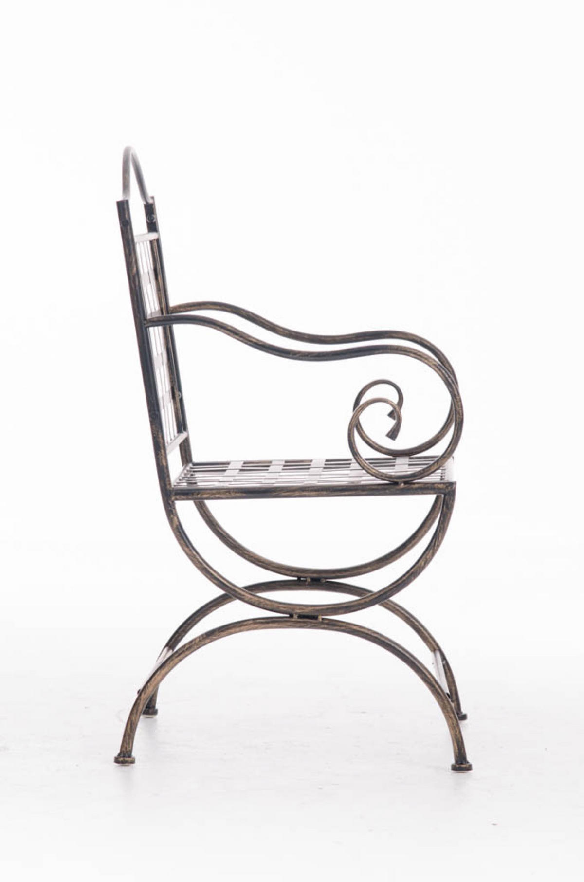 GARTENSTUHL Loma bronze - Braun, Metall (56/53/92cm) - TPFGarden