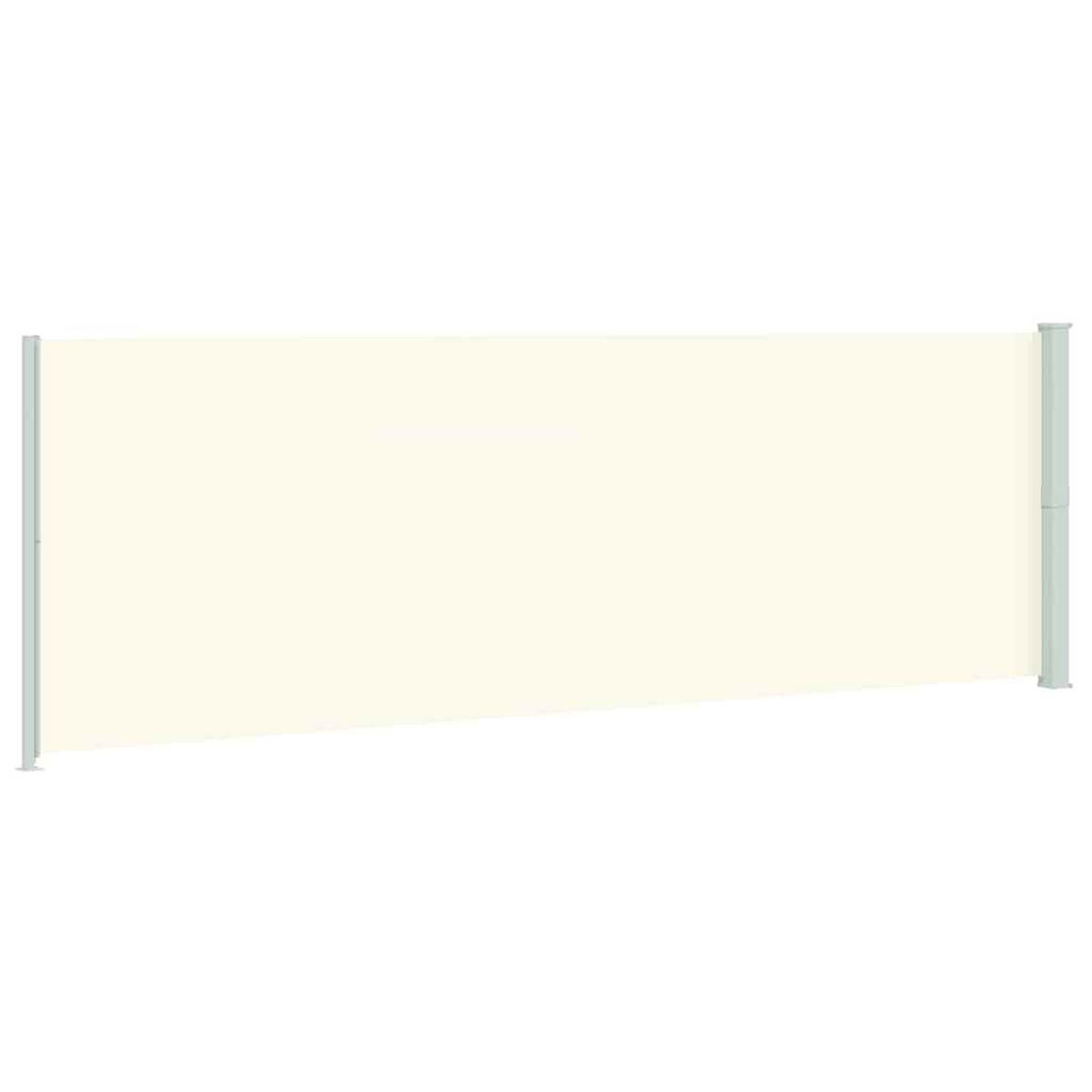 SEITENMARKISE Ausziehbar 200/600 Cm Creme - Creme, Textil (600/200/600cm) - vidaXL