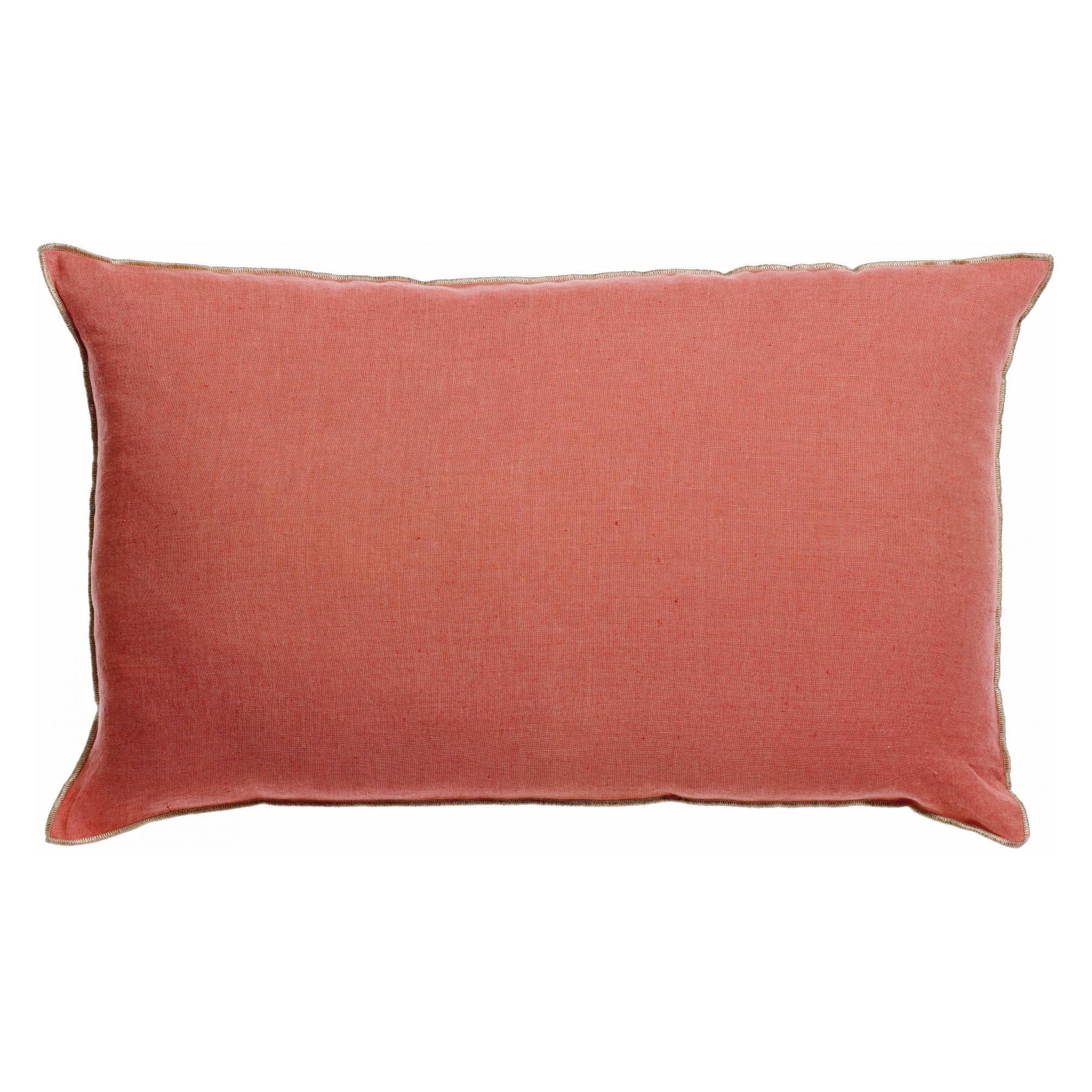 KISSEN Zeff Celeste pfirsich 40 x 65 cm - Koralle, Textil (40/65cm) - Vivaraise