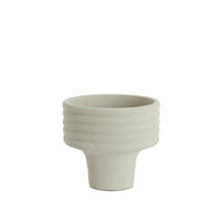 VAZE Sylva Weiß 30/30/27 cm - Weiß, Keramik (27cm) - Light & Living