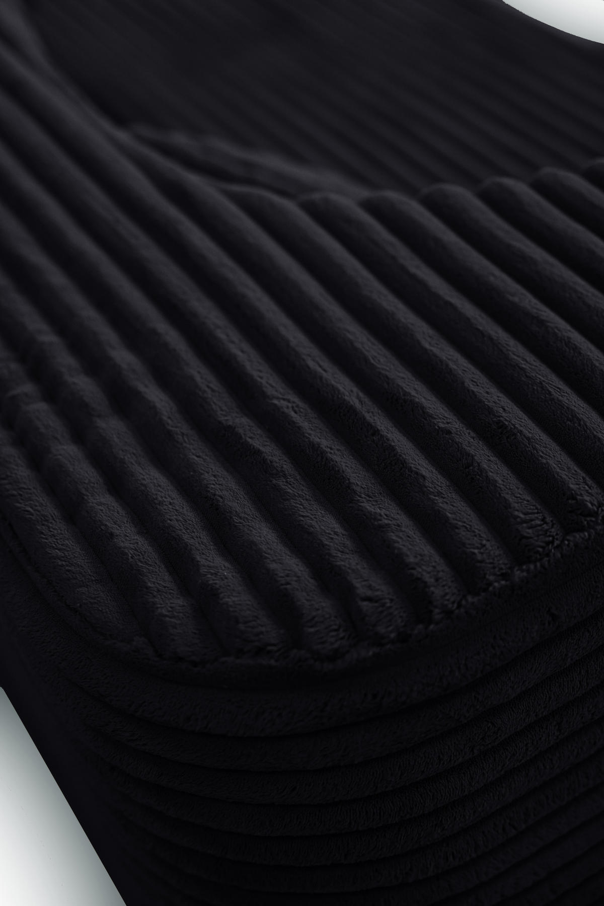 SCHLAFSOFA MYFOAM, Sofa mit Schlaffunktion, Farbe: Grau, Cordstoff - Schwarz, Textil (200/80/72cm) - Storez24