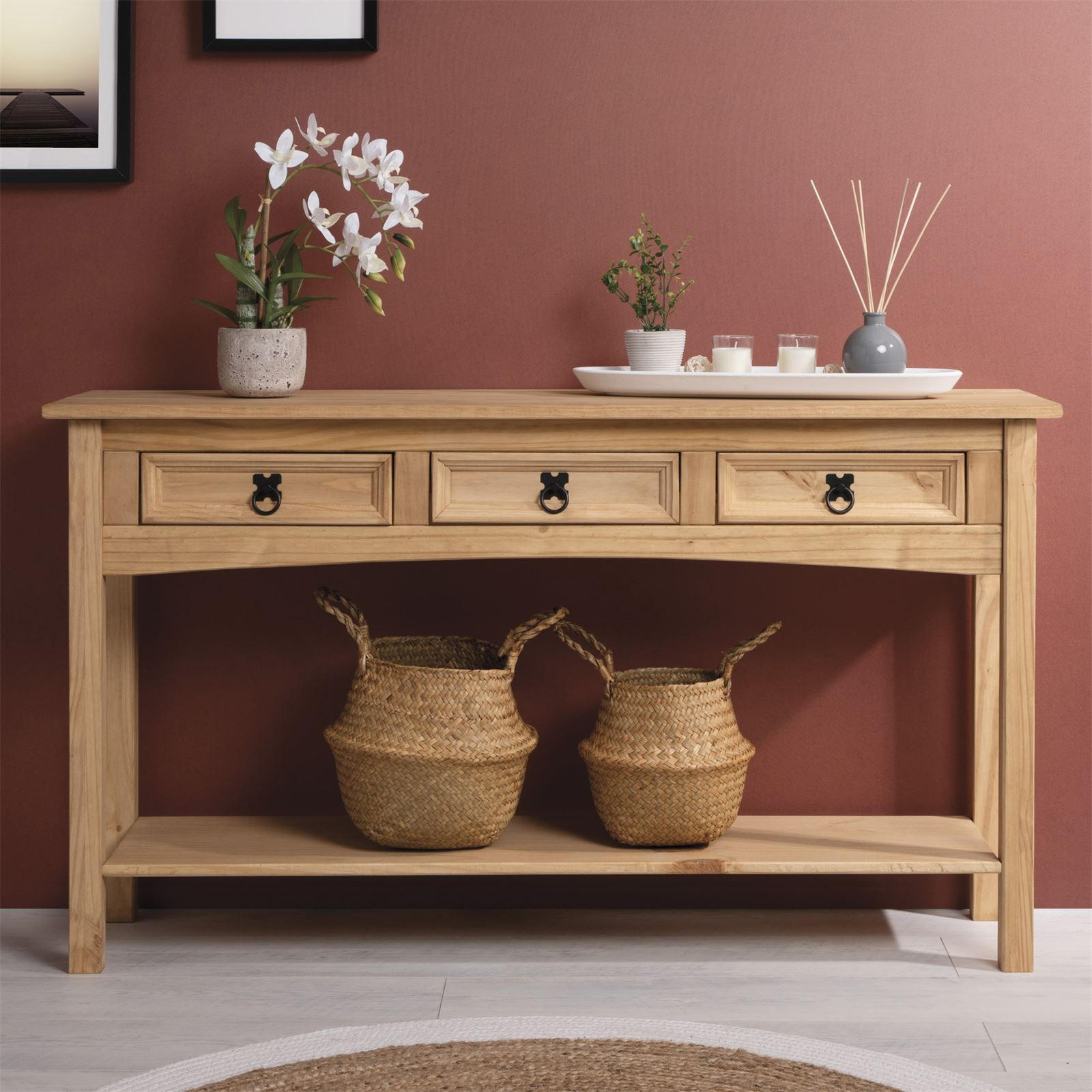 KONSOLENTISCH SALSA - Naturfarben, Holz (35/126/73cm) - CARO-Möbel