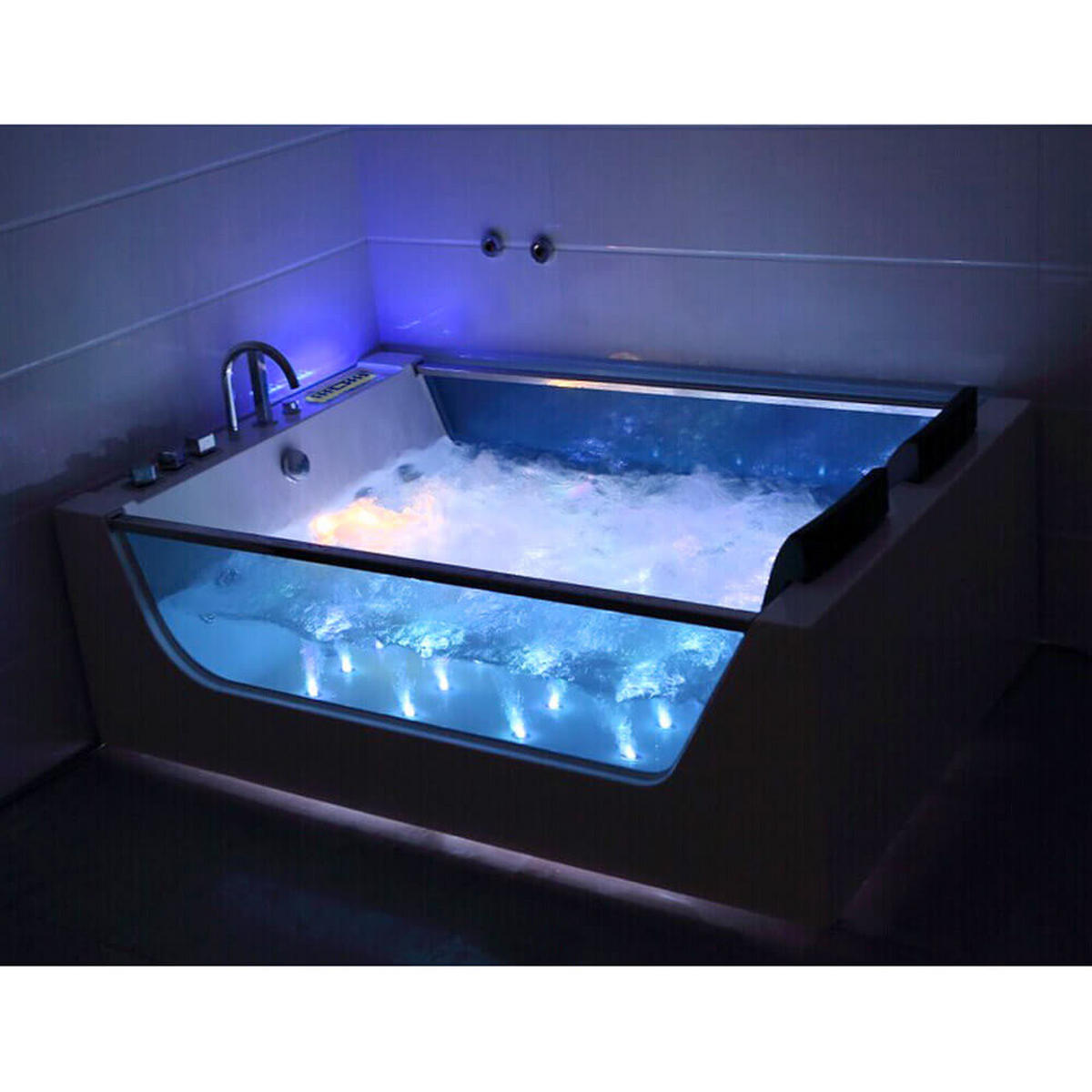 WHIRLPOOL ATLANTIC - Größe: XL - Weiß, Keramik (180/60/120cm) - Home Deluxe