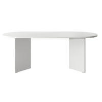 ESSTISCH Ovo Weiß 90x204 cm - Weiß, Holzwerkstoff (204/90/75cm) - Selsey