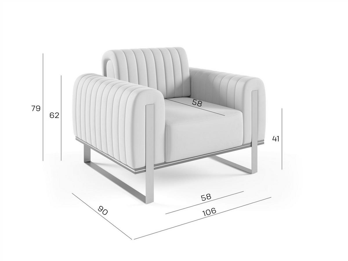 SESSEL Valerie - Beige, Holzwerkstoff/Textil (106/79/90cm) - Fun Möbel