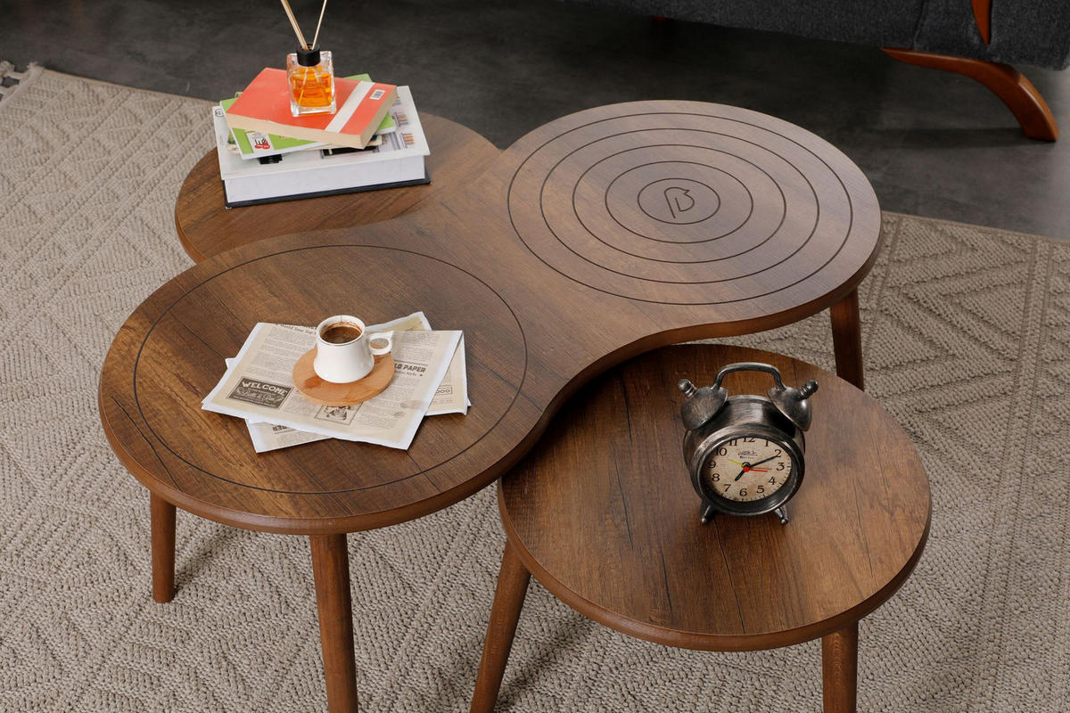 COUCHTISCH marlo Braun - Braun, Holz (100/50/45cm) - Habitat Garten