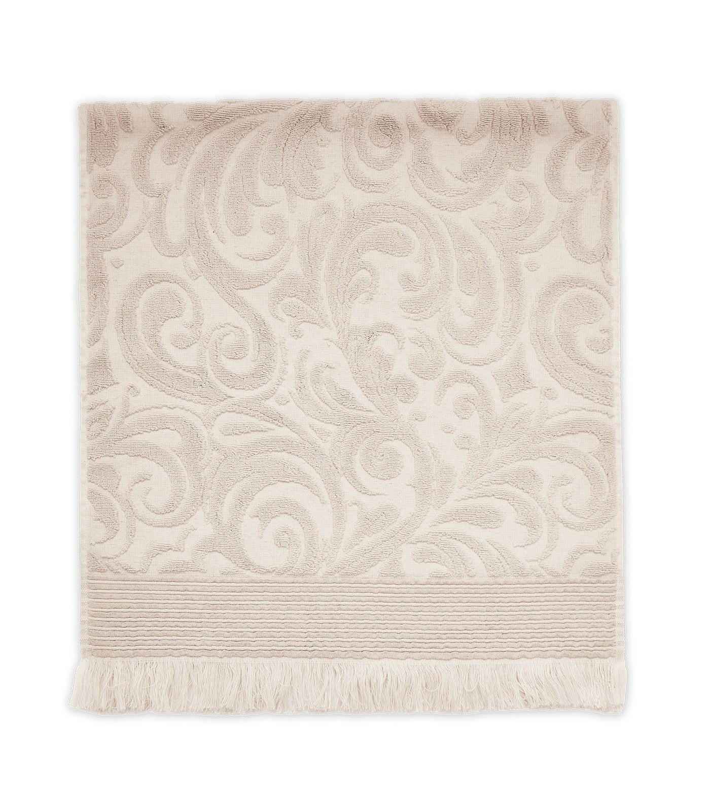 DUSCHTUCH Harmony, 70x140cm, Baumwolle & Leinen, Beige - Beige, Textil (70/140cm) - SOWL