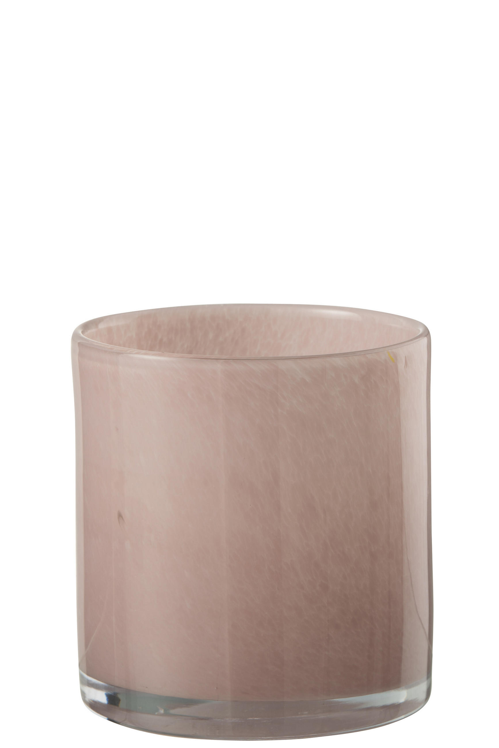 KERZENHALTER JADE - Glas - Rosa - M - Pink, Glas (12/12cm) - J-Line