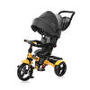 DREIRAD Neo 4 in 1 gelb EVA-Reifen, Schiebestange, Sitz drehbar, verstellbar - Gelb, Metall (120/55/104cm) - Lorelli