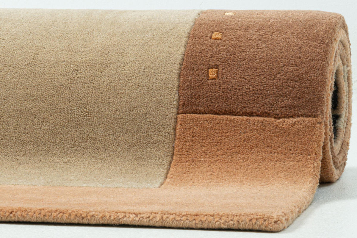 HANDTUFTTEPPICH Royal Ganges 240x300 cm - Honig, Textil (240/300cm) - THEKO