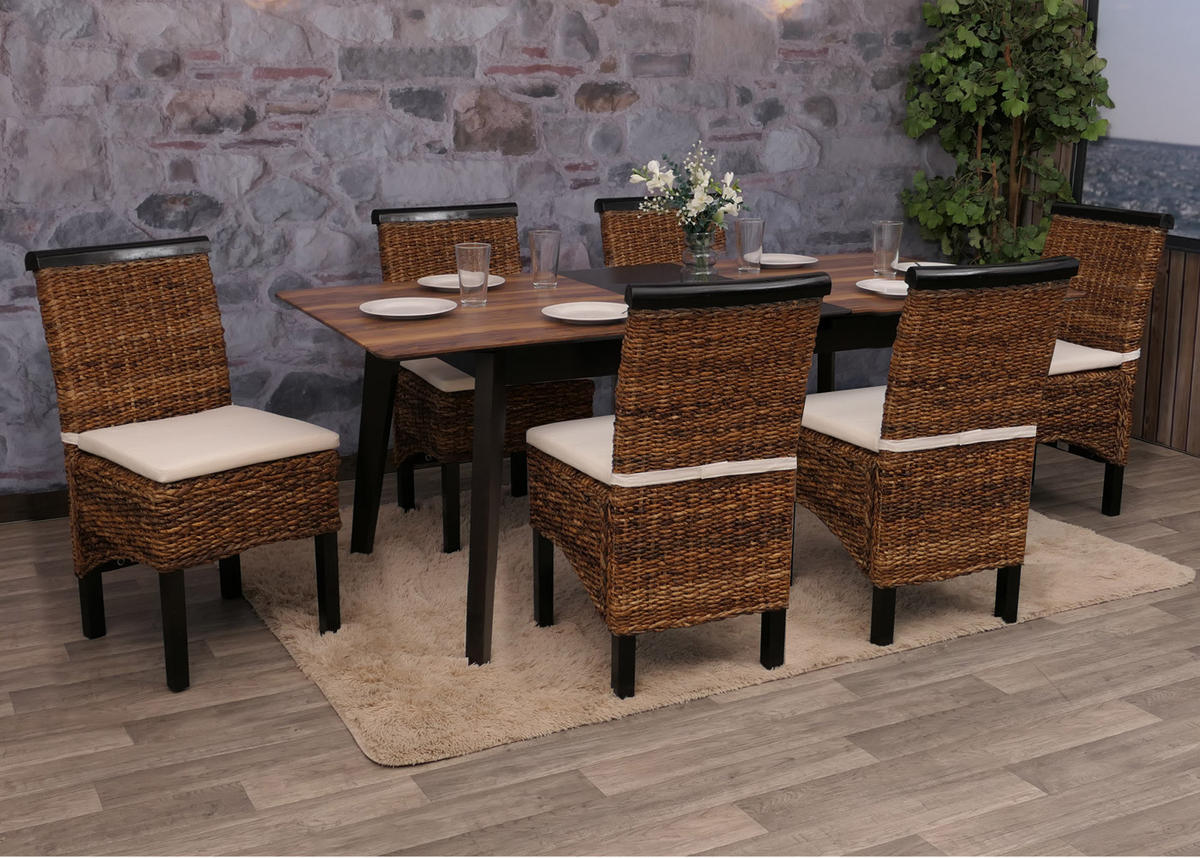 ESSZIMMERSTUHL Braun 6er-Set - Braun, Holz (47/93/43cm) - MCW