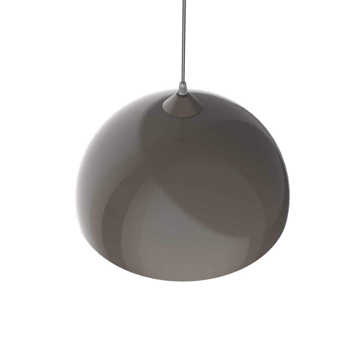 HÄNGELEUCHTE - Graubraun, Metall (40/40/20cm) - Lumicom