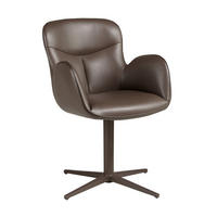 STUHL aus Kunstleder 60/65/90 cm - Dunkelbraun/Braun, Leder/Textil (60/90/65cm) - ANGEL CERDA