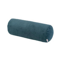 NACKENROLLENHÜLLE HYggelig No.1 nord-blau Cord-Samt 40/15 cm - Blau, Textil (15/40cm) - beties Heimtextil
