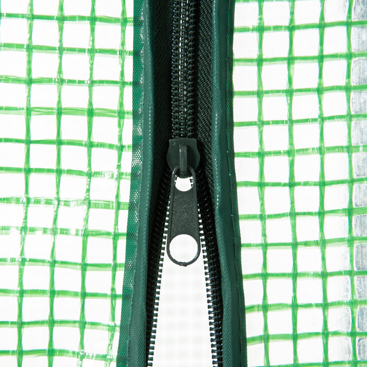 GEWÄCHSHAUS DE-11992 mit 4 Etagen & Rolltür Grün - Grün, Kunststoff (49/160/80cm) - ComfortXL