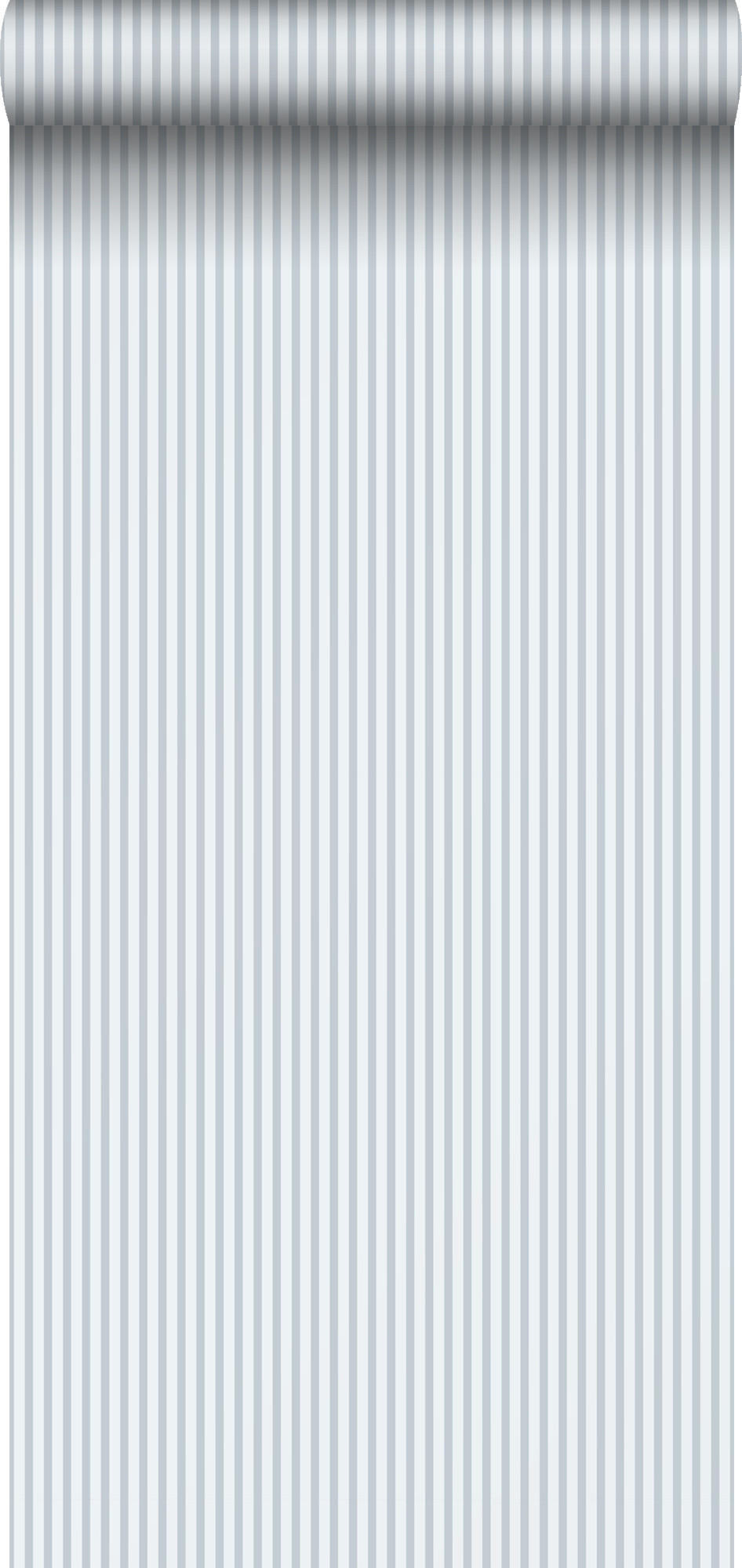 TAPETE Streifenmuster 50 x 900 cm - Blau, Papier (50/900cm) - Sanders & Sanders