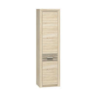 HOCHSCHRANK – 55 cm – Castel – Eichefarben / Sonoma Eiche – Anschlag links – KS-006 - Eichefarben/Sonoma Eiche, Holzwerkstoff (55/201/43cm) - hi-markt