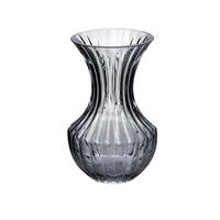 VASE Serenite Grau 14/14/20 cm Glas - Grau, Glas (20cm) - Mondex