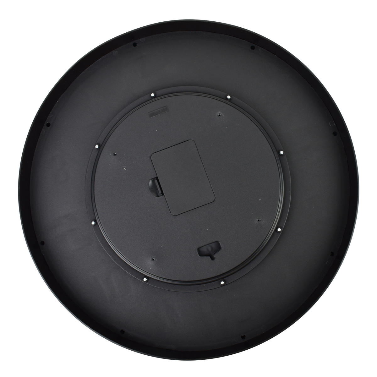 WANDUHR Ramsey Schwarz 50x50x6,5 cm Kunststoff - Schwarz, Kunststoff (6.5/50/50cm) - Mondex