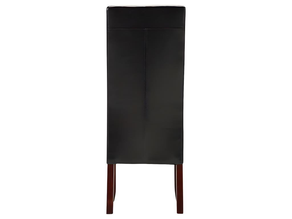 STUHL 6er-Set - Kunstleder - Braun - ROVIGO - Braun, Leder (63/107/47cm) - Vente-Unique