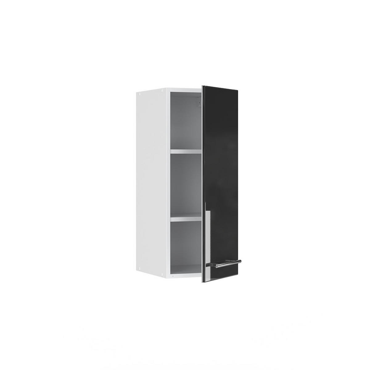 HÄNGESCHRANK Fame-Line Anthrazit Hochglanz 30 cm - Schwarz Hochglanz/Anthrazit, Holzwerkstoff (30/72/34.1cm) - Vicco