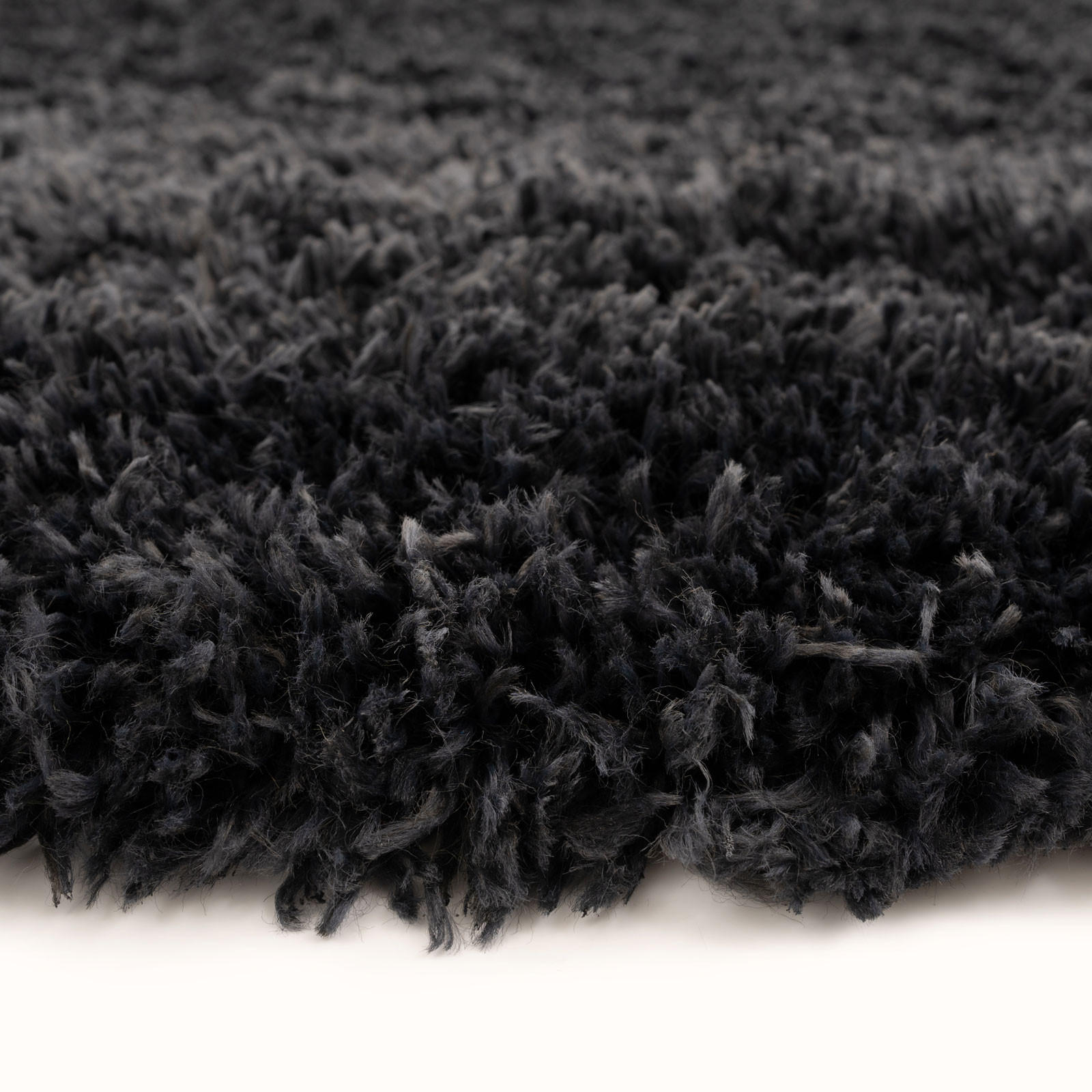 HOCHFLORTEPPICH Anthrazitgrau - Anthrazit/Grau, Naturmaterialien/Textil (60/240cm) - Kukoon Rugs