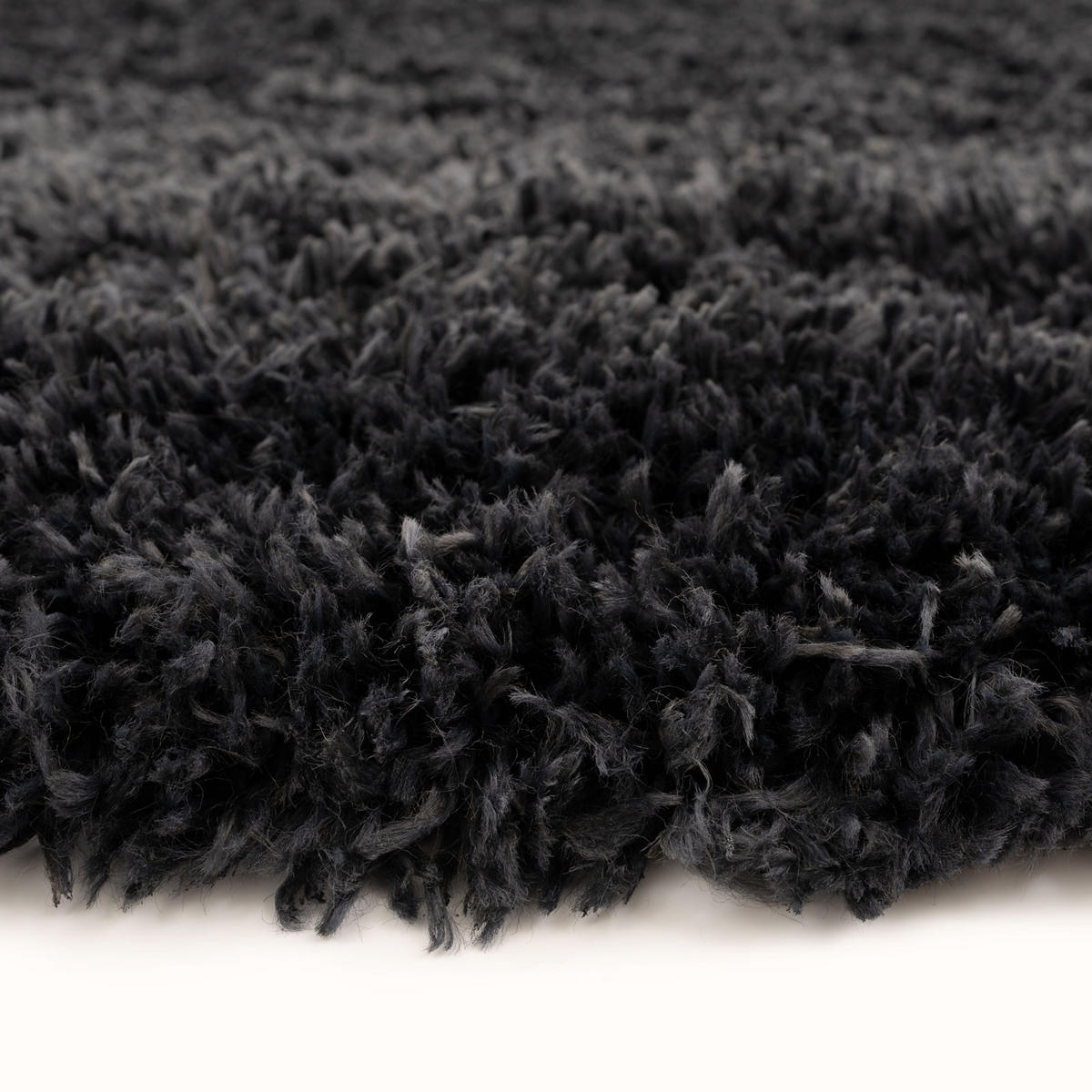 HOCHFLORTEPPICH Anthrazitgrau - Anthrazit/Grau, Naturmaterialien/Textil (240/330cm) - Kukoon Rugs