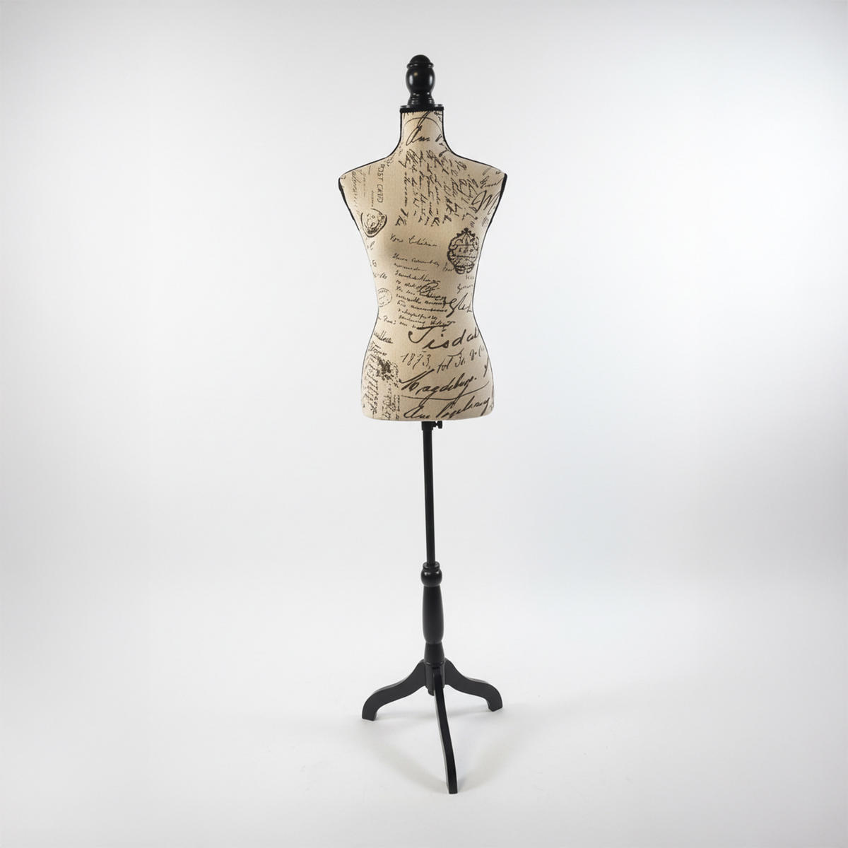 ŠIJACIA panna - béžová, drevo/textil (41/167/34cm) - Relaxdays